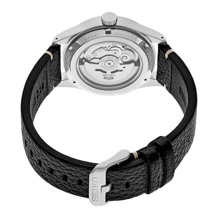 Seiko 5 Sports SRPG39K1 Field Specialist Style Automatic Blue Dial Black Leather Strap
