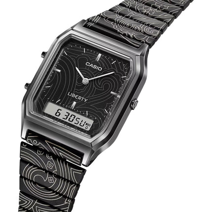 Casio General AQ-230EBLT-1ADR Vintage Liberty Collaboration Model Stainless Steel Band