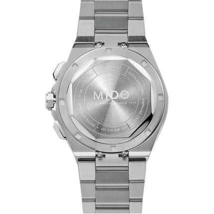 MIDO Multifort 8 M055.517.11.031.00 Chronograph Quartz Silver Dial Stainless Steel Strap