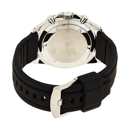 Seiko Chronograph SSB347P1 Neo Sport Black Dial Black Rubber Strap