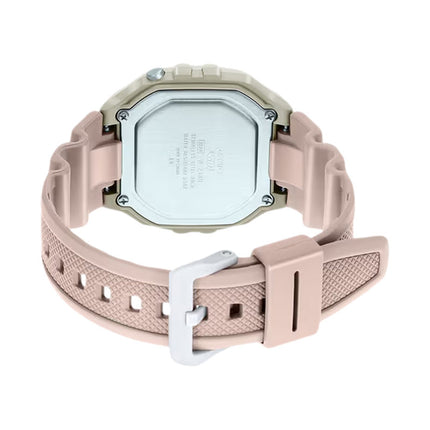Casio General W-218HC-4A2VDF Illuminator Digital Dial Pink Resin Band
