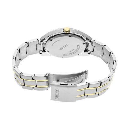 Seiko Classic SUR377P1 Discover More Green Dial Dual Tone Titanium Strap