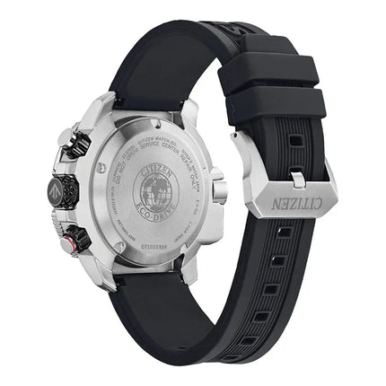 Citizen Promaster BJ2167-03E Eco Drive Black Dial Black Rubber Strap