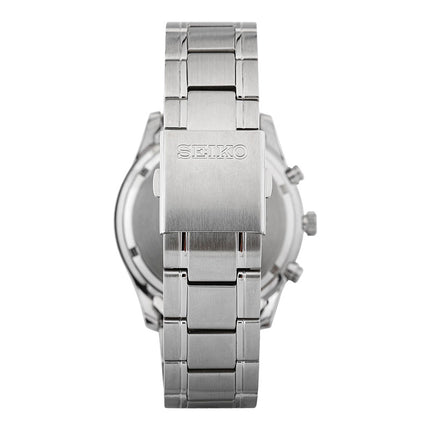 Seiko Chronograph SRW003P1 Black Dial Stainless Steel Strap