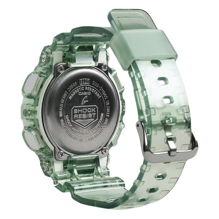 Casio G-Shock GMA-S110GS-3ADR Skeleton S Series Digital Analog Dial Green Transparent Resin Band