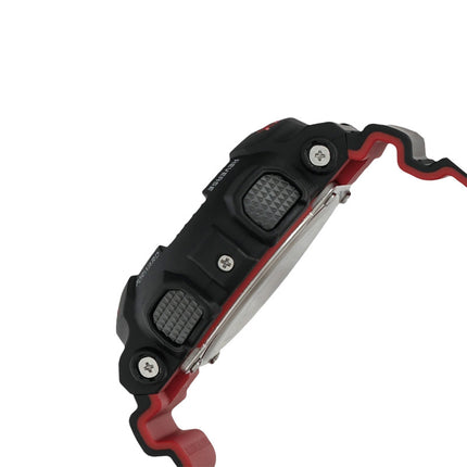 Casio G-Shock GA-110HR-1ADR Black And Red Series Digital Analog Dial Black Resin Band