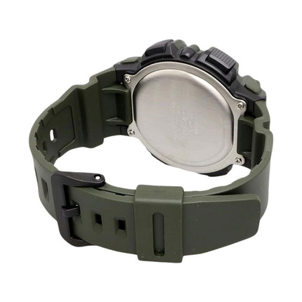 Casio General WS-1500H-3BVDF Men Illuminator Digital Dial Green Resin Band