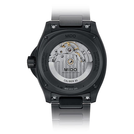 MIDO Multifort TV Big Date M049.526.33.081.00 Grey Dial Black Stainless Steel Strap