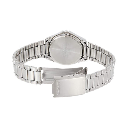 Casio General LTP-1183A-7ADF Ladies Silver Dial Stainless Steel Band