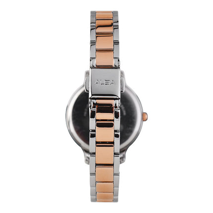 Alba Fashion ARX145X1 Ladies Silver White Dial Dual Tone Stainless Steel Strap