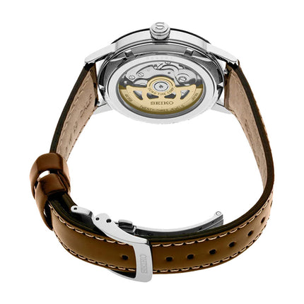 Seiko Presage SRPE45J1 Cocktail Mojito Green Dial Brown Leather Strap