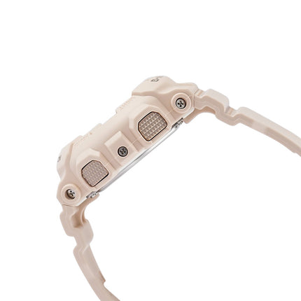 Casio Baby-G BA-110XCP-4ADR Digital Analog Pink Digital Dial Beige Resin Band