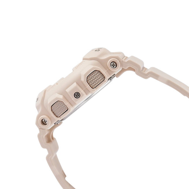 Casio Baby-G BA-110XCP-4ADR Digital Analog Pink Digital Dial Beige Resin Band
