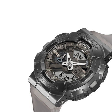 Casio G-Shock GM-110MF-1ADRDR Midnight Fog Series Digital Analog Dial Grey Translucent Resin Band