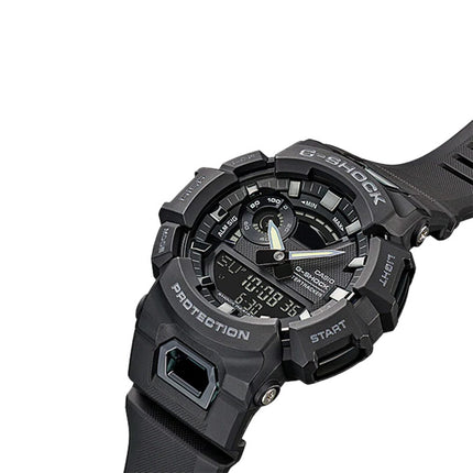 Casio G-shock G-Squad GBA-900-1ADR Black Digital Analog Dial Black Resin Band