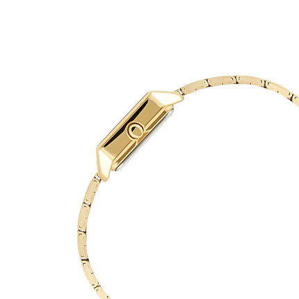 Casio General LTP-V007G-9BUDF Tank Ladies Analog Dial Gold Stainless Steel Band