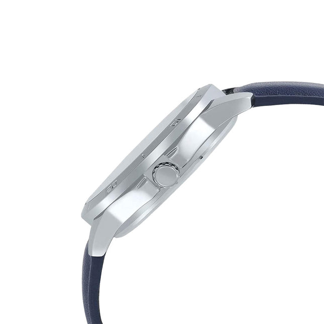 Casio General LTP-V004L-2BUDF Ladies Blue Dial Blue Leather Band
