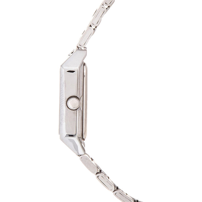 Casio General LTP-V007D-4EUDF Tank Pink Dial Stainless Steel Band