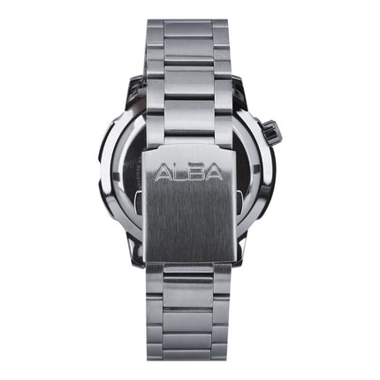 Alba Mechanical AL4635X1 Automatic Men Grey Gradient Dial Stainless Steel Strap