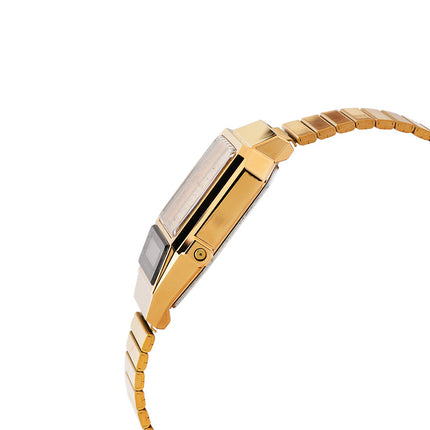 Casio General AQ-800EG-9ADF Vintage Edgy Collection Digital Analog Gold Dial Gold St Steel Band