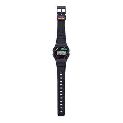 Casio General F-91WPC-1ADR PAC-MAN Collaboration Digital Dial Black Resin Band