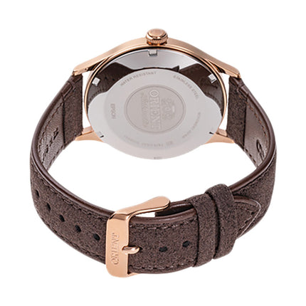 Orient Classic RA-AC0P04Y Mechanical Men Bronze Dial Brown Leather Strap