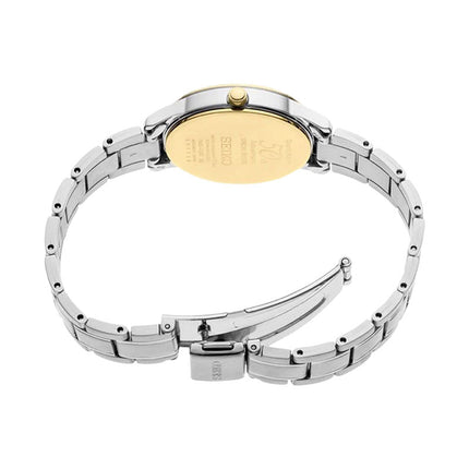Seiko Ladies SXDH04P1 Champagne Dial Stainless Steel Strap