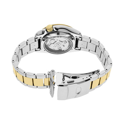 Seiko 5 Sports SRPE60K1 Black Dial Dual Tone Stainless Steel Strap