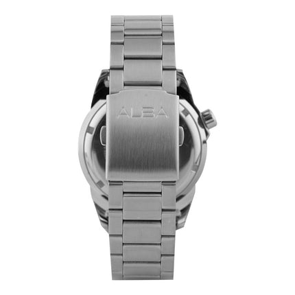 Alba Mechanical AL4371X1 Men Green Dial Stainless Steel Strap