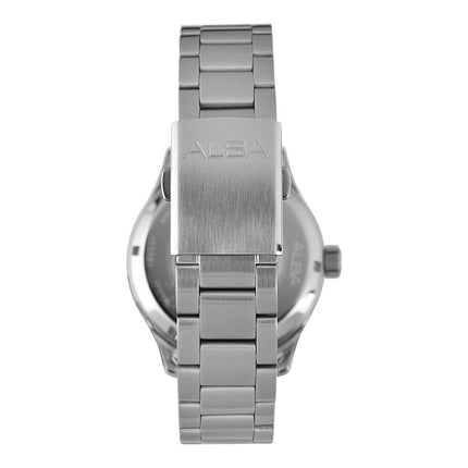 Alba Mechanical AL4205X1 Automatic Men Black Dial Stainless Steel Strap