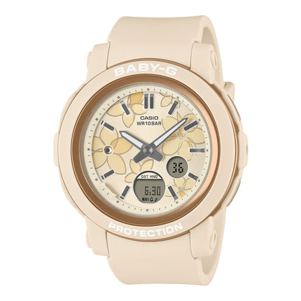 Casio Baby-G BGA-290FL-4ADR Flower Digital Analog Dial Light Pink Resin Band