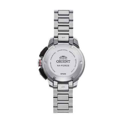 Orient M-Force RA-AC0L02R Automatic Men Red Dial Stainless Steel Strap