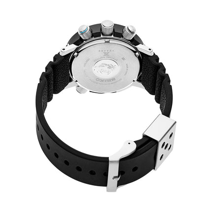 Seiko Prospex SNJ035P1 PADI Arnie Solar Divers 200M Digital Analog Dial Black Silicone Strap