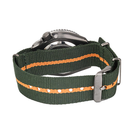 Seiko 5 Sports SRPF73K1 Naruto & Boruto Rock Lee Model Dual Tone Nylon Strap Limited Edition