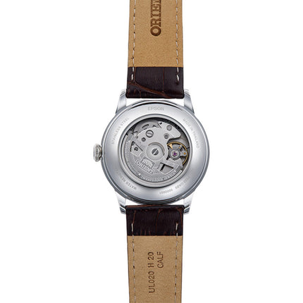 Orient Classic RA-AP0105Y Bambino 38 Small Seconds Automatic Ivory Dial Brown Leather Strap