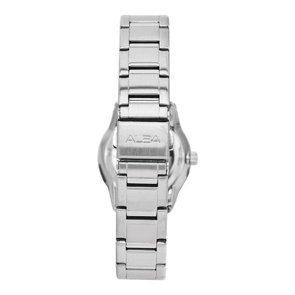 Alba Prestige AH7L75X1 Ladies Black Dial Stainless Steel Strap