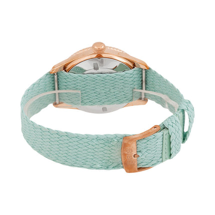 Oris Divers Sixty-Five 01-733-7771-3157-07-3-19-03BRS Cotton Candy Green Dial Green Nylon Strap