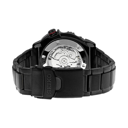 Seiko Automatic SRP447K1 Black Dial Black Stainless Steel Strap
