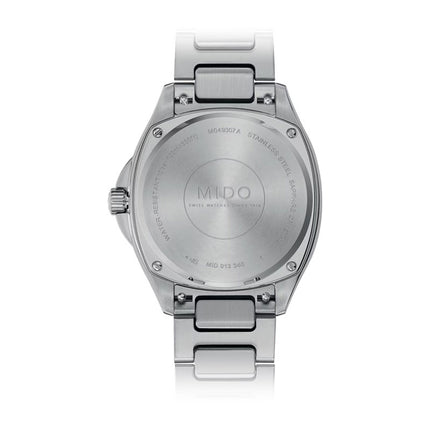 MIDO Multifort TV 35 M049.307.11.081.00 Men Automatic Grey Dial Stainless Steel Strap