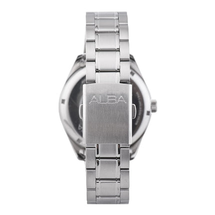 Alba Mechanical AL4149X1 Men Grey Dial Stainless Steel Strap