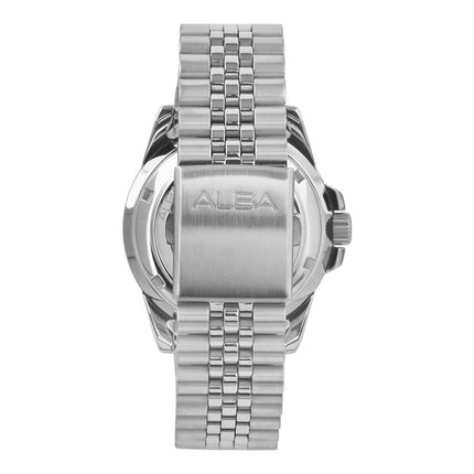 Alba Mechanical AU4053X1 Automatic Men Green Dial Stainless Steel Strap