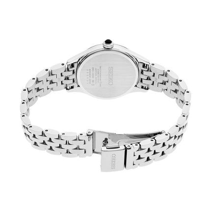 Seiko Ladies SUR611P1 Discover More Green Dial Stainless Steel Strap
