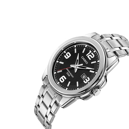 Casio General MTP-1314D-1AVDF Enticer Men Black Dial Stainless Steel Band