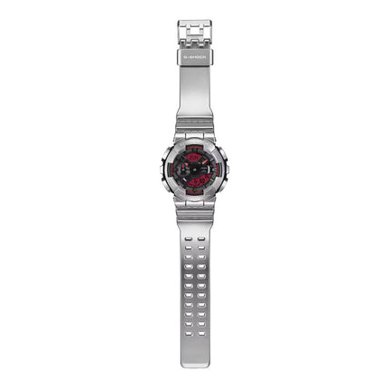 Casio G-Shock GM-110YRA-8ADR Fine Metallic Series Digital Analog Dial Silver Resin Band