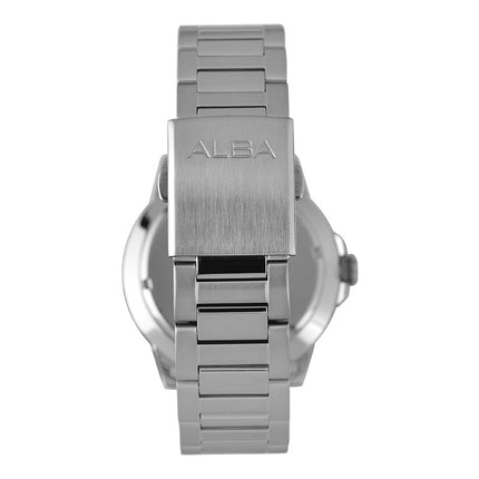 Alba AS9T99X1 Men Black Dial Stainless Steel Strap