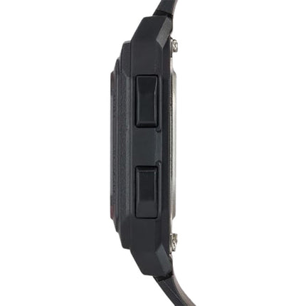 Casio General F-201WA-1ADF Digital Dial Black Resin Band