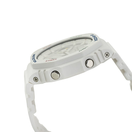 Casio G-Shock GA-B2100FC-7ADR CasiOak Splashes Of Colorful Accents Digital Analog Dial Resin Band