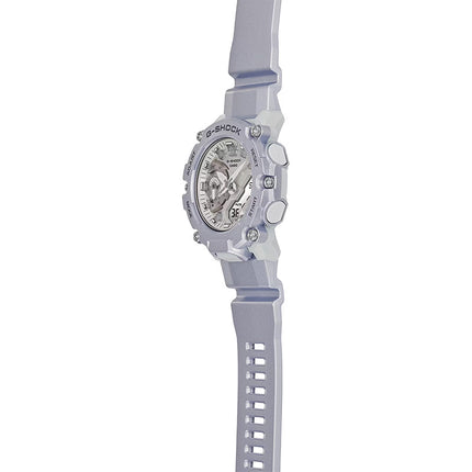 Casio G-Shock GA-2200FF-8ADR Forgotten Future Series Digital Analog Dial Metalic Silver Resin Band