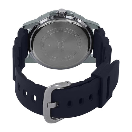 Casio General MTP-VD300-1BUDF Men Black Dial Black Resin Band
