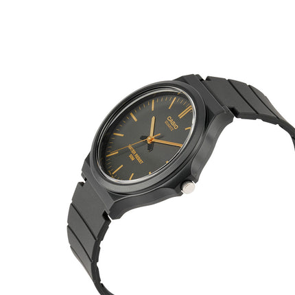 Casio General MW-240-1E2VDF Men Analog Black Dial Black Resin Band
